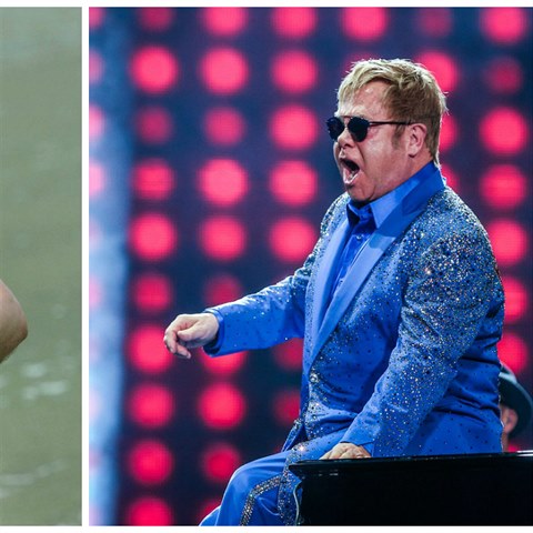 Vladimir Putin a Elton John