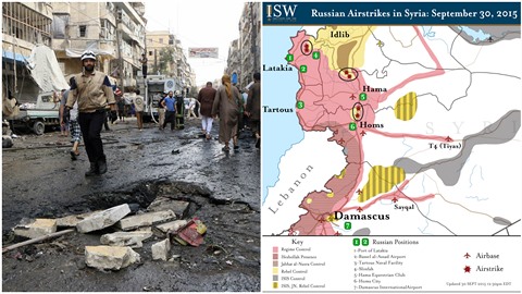 Rusko tvrdí, že v Sýrii útočí na IS, přitom bombardují pozice rebelů.