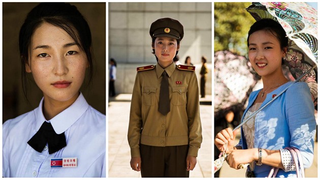 Nné a pekrásné mohou být i komunistky.  Severokorejské eny ve fotografickém projektu Atlas of Beauty.