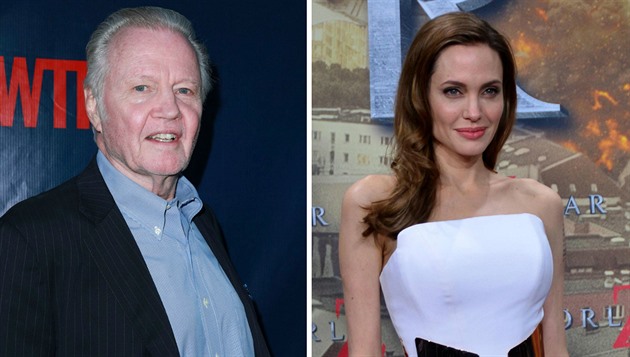 Herec Jon Voight a jeho dcera Angelina Jolie, kter se tak stala herekou.