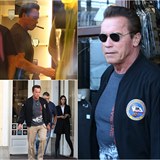 Arnold Schwarzenegger na nákupech.