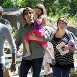 Tom Cruise s Isabellou a s dcerou Suri na archivnm snmku.