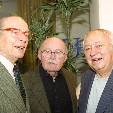 Herci Svatopluk Bene, Lubomr Lipsk a Miroslav Hornek v roce 1999.