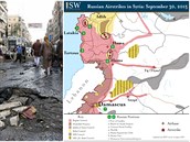 Rusko tvrdí, �e v Sýrii úto�í na IS, p�itom bombardují pozice rebel�.