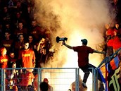 Fanou�ci Sparty odmítli akci na podporu uprchlík�.