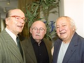 Herci Svatopluk Bene, Lubomír Lipský a Miroslav Horníek v roce 1999.