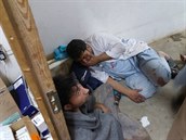 Vybombardovaná nemocnice Léka bez hranic v afghánském Kanduzu.