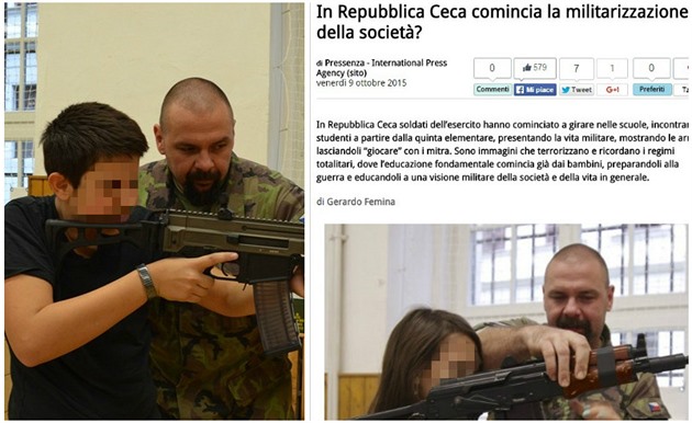 Militarizuje eská republika spolenost? ptá se lánek na italském...