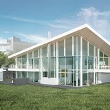Za Prahou vyroste rj bohatch. Tohle je Villa 10 od Richarda Meiera.
