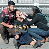 Vbuchy v Turecku zranily destky lid.