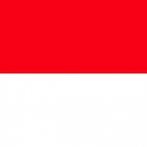 Toto je vlajka Indonsie.