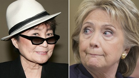 Yoko Ono se prý s Hillary intimn� sblí�ila v 70. letech.