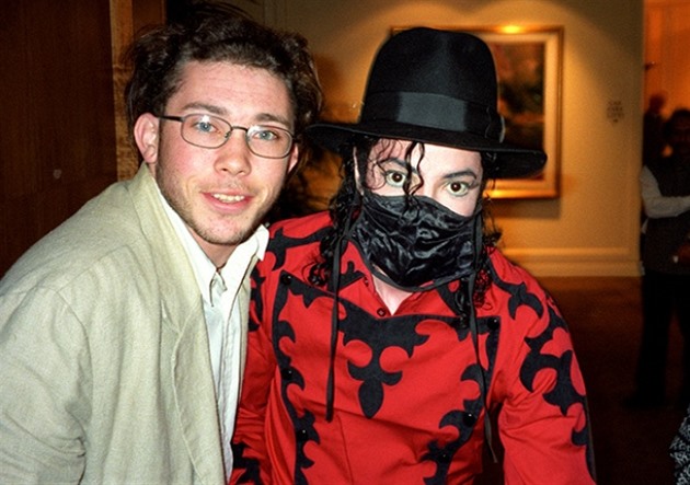 S Michaelem Jacksonem, 1996.