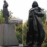 Sochu Lenina mli strhnout, msto toho je z n Darth Vader.