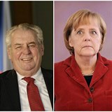 V rozhovoru Zeman kritizoval Merkelovou, lbil se mu Feriho divok es.