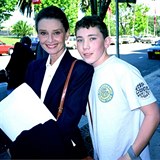 S Audrey Hepburn v roce 91.