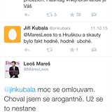 Leo Mare a jeho omluva skautovi.