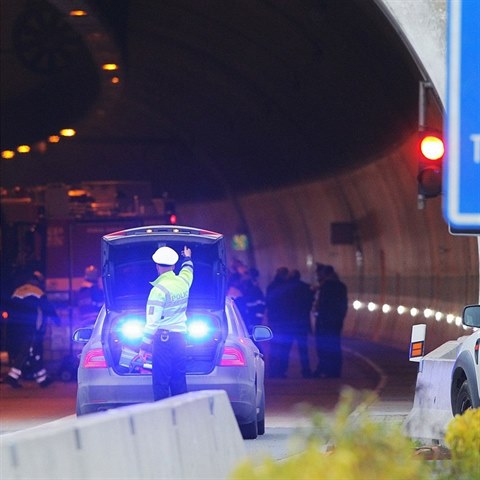 Nehoda v tunelu Valk - ilustran foto