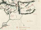 S touhle detailní mapou Mordoru se snad Landa na své výprav neztratí.
