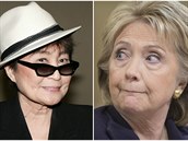 Yoko Ono se prý s Hillary intimn� sblí�ila v 70. letech.