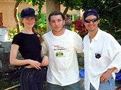 S Tomem Cruisem a Nicole Kidman, kdy jet byli manelé, v roce 1996.