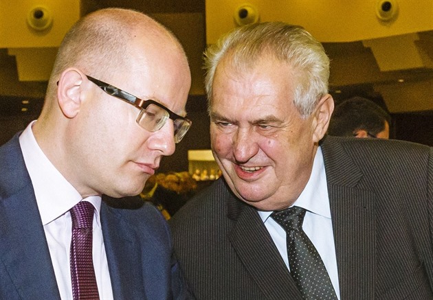 Bohuslav Sobotka a Milo Zeman