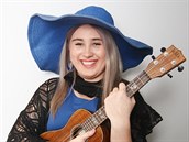Elika Mrázová alias Elis a její ukulele.