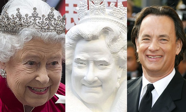 Nejvtí porcelánová busta britské královny je sice rekordním kouskem, ale...
