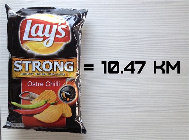 Kalori z pytlku chips u dvouhodinovho filmu se budete zhruba stejn dlouho...