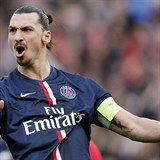 Zlatan Ibrahimovi, hvzda Pa Saint Germain.