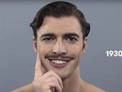 Vývoj amerického mu�e za posledních sto let.