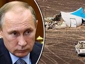 Kv�li pádu ruského Airbusu zakázal Vladimír Putin a� do odvolání lety do...