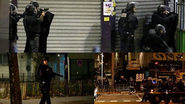 Pi protiteroristické operaci v Paíi byli zranni policisté.