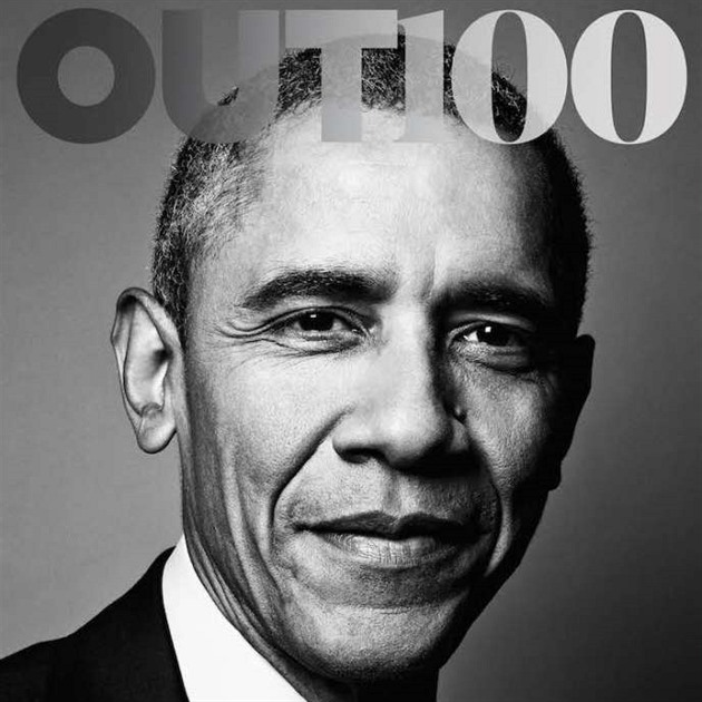 Obama na obálce gay magazínu OUT.