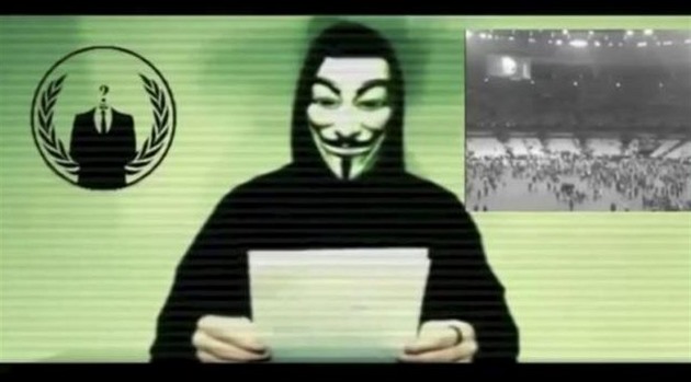 Nebojme se vs, rozlome vs, tohle je vlka. Hackei Anonymous jdou tvrd...