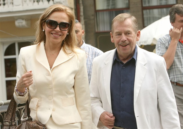 Dagmar a její milovaný manžel Václav Havel.