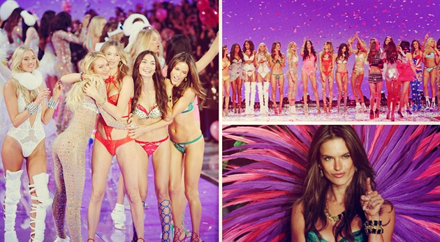 Victorias Secret Fashion Show opt nabídla velkolepou podívanou na svdná tla...