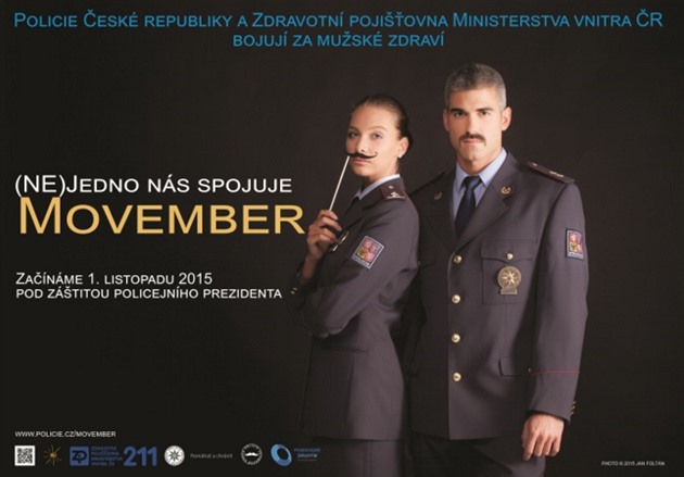 Kampa Movember si pod zátitou policejního prezidenta klade za cíl zvýit...