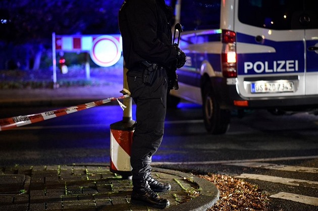 Policejní zásah v Hannoveru.