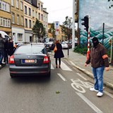 V bruselsk tvrti Molenbeek probh policejn razie.