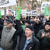Na demonstraci Bloku proti islmu pili i lenov podivn organizace...