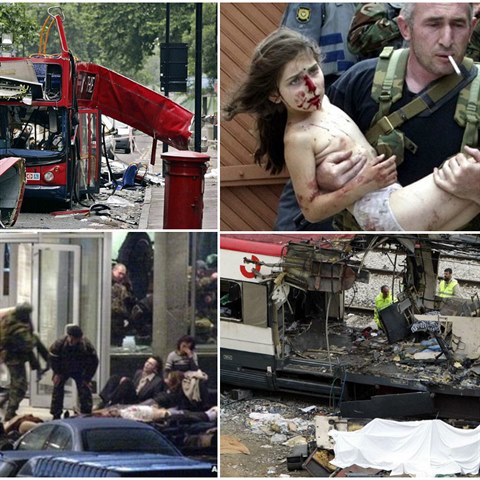 Čtyři největší teroristické útoky v Evropě.