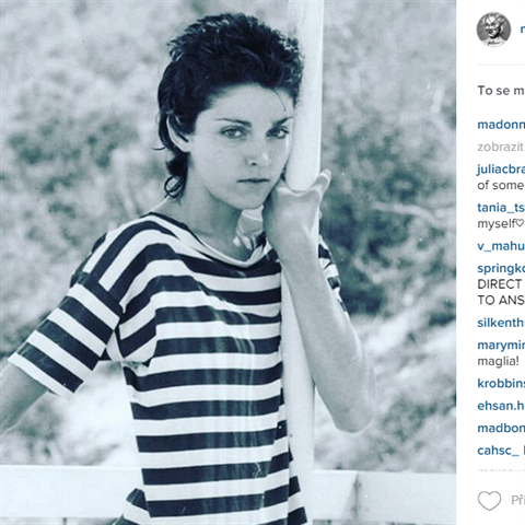 Madonna se pochlubila starou fotkou na Instagramu, mlokdo by ji poznal.