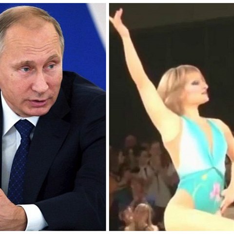 Vladimir Putin a jeho dcera Ka.