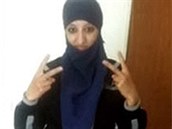 Teroristka Hasna Aitboulahcen se takto vyfotila pouhé dva dny pedtím, ne se...