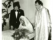 Havlová zveejnila fotku ze své první svatby.