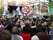 Demonstrace Bloku proti islámu.