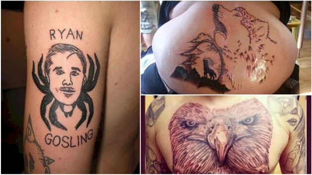 Tetování je napoád. Tihle lidé si mli sakra rozmyslet, od koho si ho nechali...