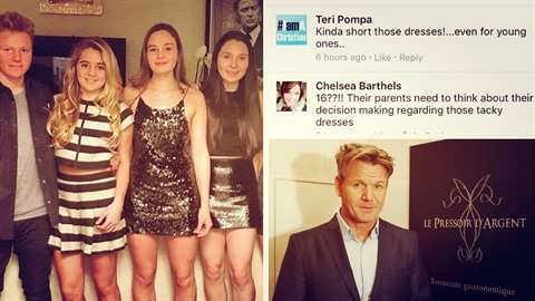 Gordon Ramsay elí kritice za to, e svým dcerám dovoluje nosit krátké sukn.