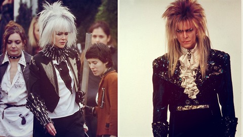 Nicole Kidman v Londýn natáí nový film a lidé si ji pletou s Davidem Bowiem.